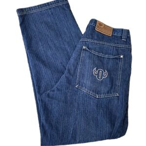 VINTAGE Y2K OutKast Hip Hop Streetwear Wide Leg Denim Jeans Pants W36 L33